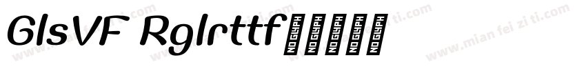 GolosUIVF Regularttf字体转换
